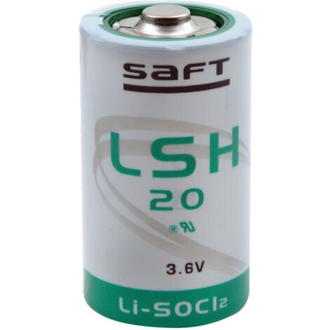 Pile SAFT LSH20 - D - Lithium - 3,6V - 13,0Ah