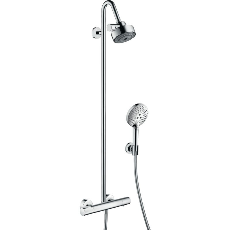 hansgrohe AXOR Citterio M Duschsystem, Thermostat, Kopfbrause 120