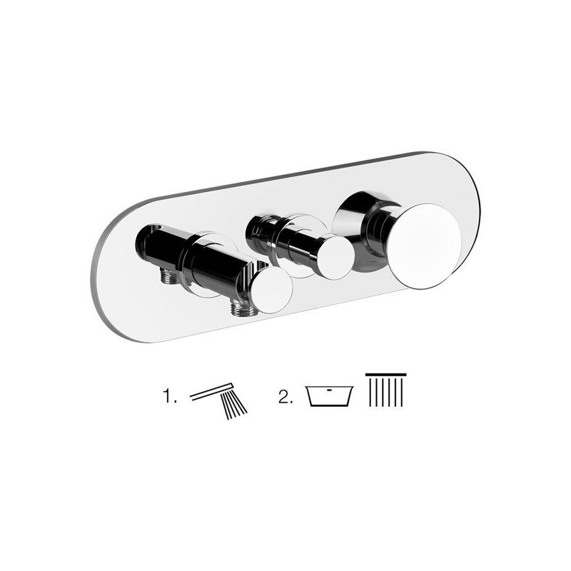 Gessi CONO Fertigmontageset F r Brause Einhebelmischer 2 Wege gessi-cono-fertigmontageset-f-r-brause-einhebelmischer-2-wege