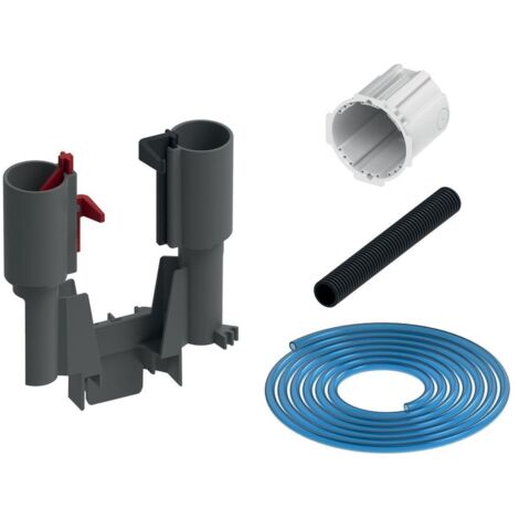 TECEflushpoint Rohbauset, pneumatische Fernauslösung, für (1/2)