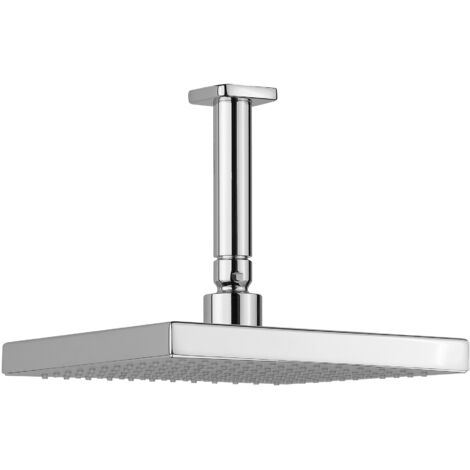 LAUFEN Regenbrausenset, 202x202mm, mit Deckenarm, Deckenmontage, (1/3)