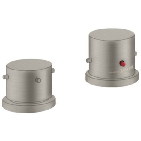 hansgrohe AXOR Starck 2-Loch Wannenrandarmatur mit Thermostat und (1/3)