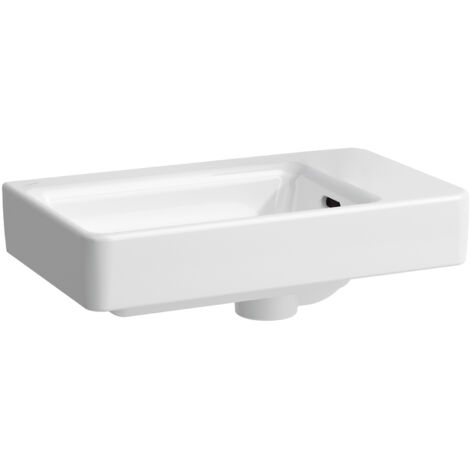 LAUFEN PRO S Handwaschbecken, Becken links, ohne Hahnloch, mit