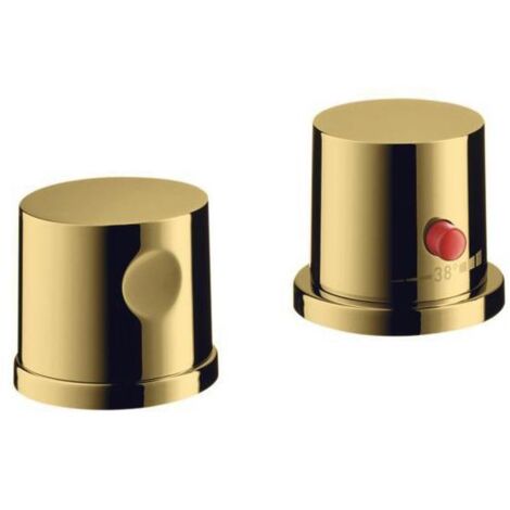 hansgrohe AXOR Uno 2-Loch Wannenrandarmatur, Thermostat, 2