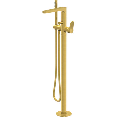Steinberg 340 - Badewannenarmatur, Bodenmontage, Gold gebürstet 340 1162 BG