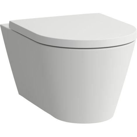 LAUFEN Kartell Wand-WC, Tiefspüler, mit Silent Flush spülrandlos,