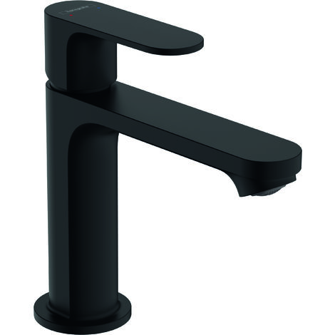 Hansgrohe Rebris S - Waschtischarmatur mit Ablauf, schwarz matt 72517670 (1/5)