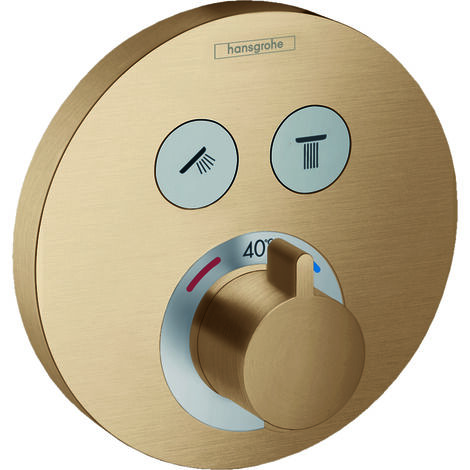 Hansgrohe ShowerSelect S Unterputz-Thermostat Highflow – Chrom, Konstante Temperatur, Sicherheitssperre 40°C