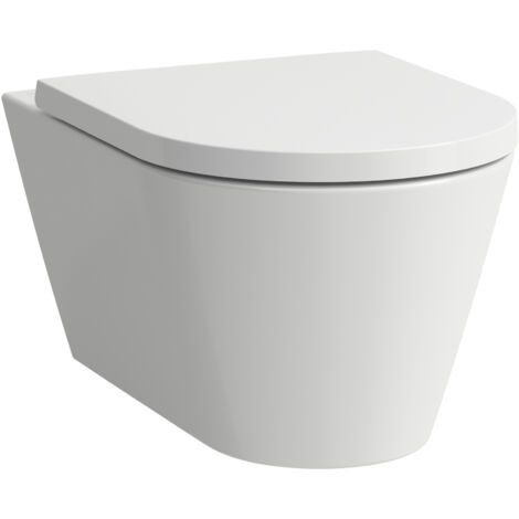 LAUFEN Kartell Wand-WC, Tiefspüler, mit Silent Flush spülrandlos,