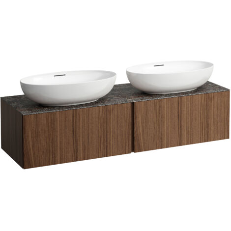 LAUFEN ILBAGNOALESSI Schubladenelement, 1 Hahnloch, Steinplatte (1/5)