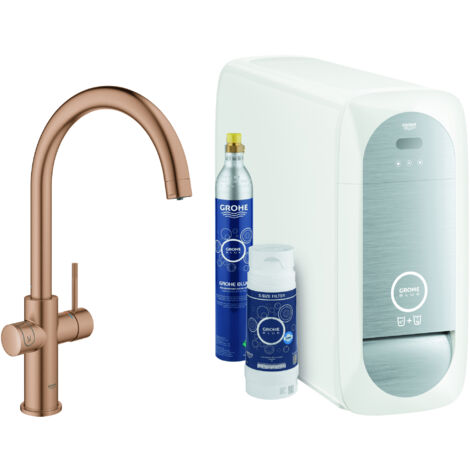 Grohe Blue Home C-Auslauf Starter Kit Einhand-Spültischbatterie