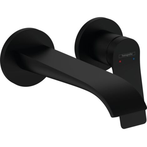 Hansgrohe Vivenis - Unterputz-Waschtischarmatur, 2-Loch Installation, EcoSmart, schwarz  matt 75050670 (1/5)