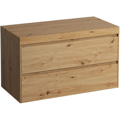 LAUFEN LANI Waschtischplatte wildeiche inklusive Unterschrank,