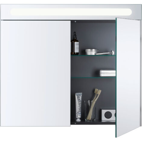 Duravit No.1 Spiegelschrank, 2 Türen, mit LED-Beleuchtung, (1/5)