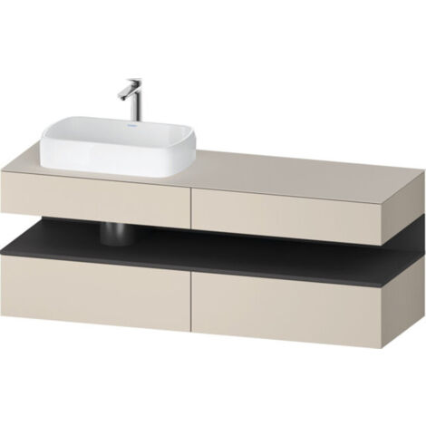 Duravit Collection One Konsolenwaschtischunterbau, 2 Auszüge, 2 (1/2)