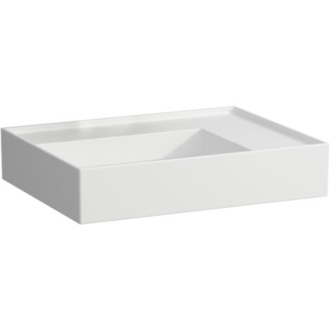 LAUFEN Kartell Aufsatzwaschtisch, Ablage rechts, ohne Hahnloch, (1/3)