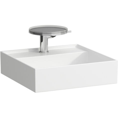 LAUFEN Kartell Aufsatzwaschtisch, 1 Hahnloch, ohne Überlauf,