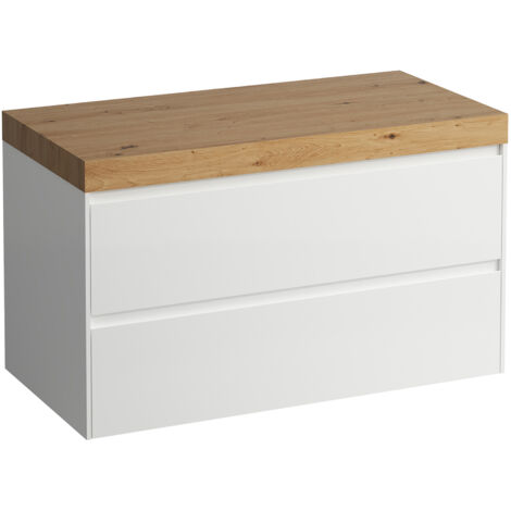LAUFEN LANI Waschtischplatte wildeiche inklusive Unterschrank,