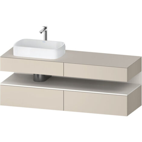 Duravit Collection One Konsolenwaschtischunterbau, 2 Auszüge, 2 (1/2)