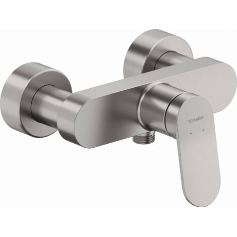 Duravit Wave - Duscharmatur, Edelstahl gebürstet WA4230000070