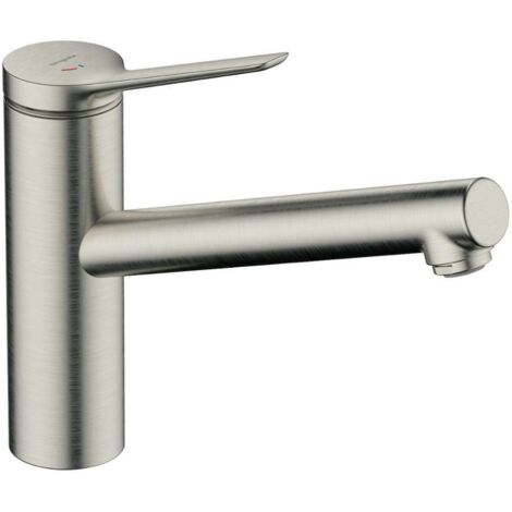 Hansgrohe Zesis M33 - Spültischarmatur, CoolStart, Edelstahloptik 74813800