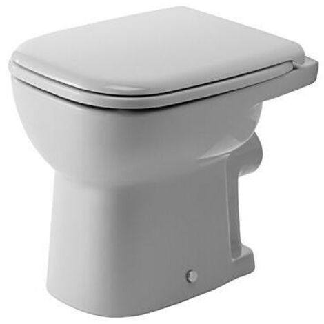 Duravit D-Code Stand-WC Compact, Flachspüler, 350x480x385mm,