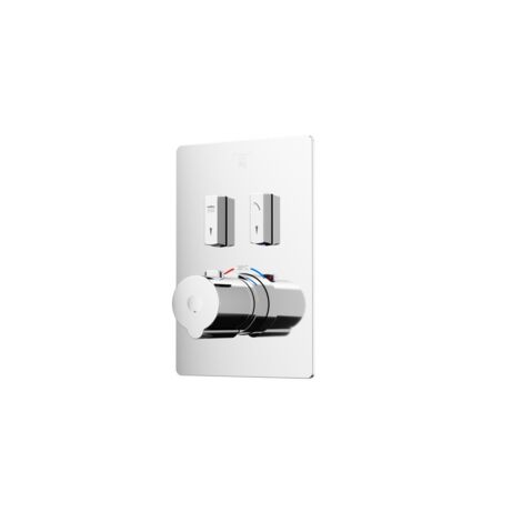 Steinberg Serie 390 Fertigmontageset, für Unterputzthermostat