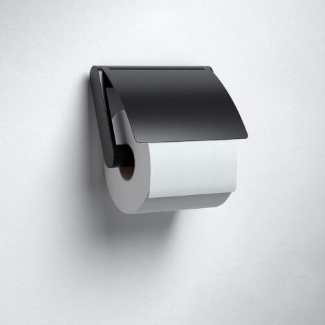 KEUCO PLAN Toilettenpapierhalter mit Deckel, schwenkbar,