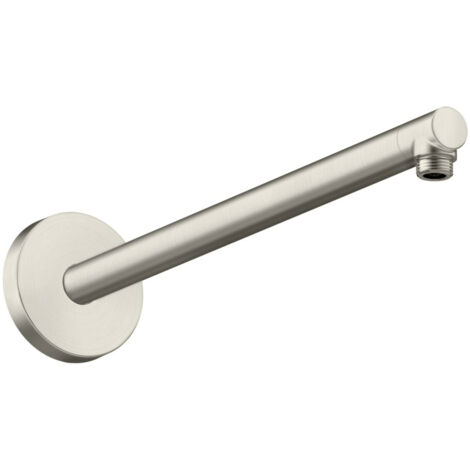 hansgrohe Brausearm Axor 390mm, Wandmontage, Edelstahl-Optik