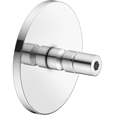 Keuco Reva Klebe-Set Nr. 5 04994000501  verchromt, mit Rosette