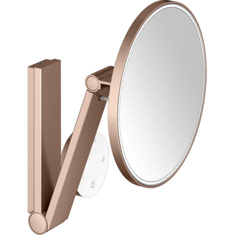 KEUCO iLookmove Kosmetikspiegel, beleuchtet, rund, mehrstufig