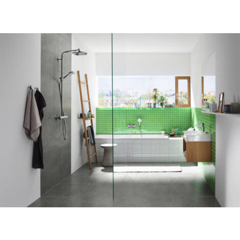 Duschsäule HANSGROHE Crometta S Showerpipe 240 1jet mit Thermostat 27267000