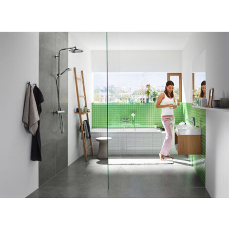 Duschsäule HANSGROHE Crometta S Showerpipe 240 1jet mit Thermostat 27267000