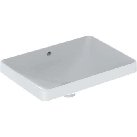 Geberit VariForm Einbauwaschtisch rechteckig, 550x400mm, ohne