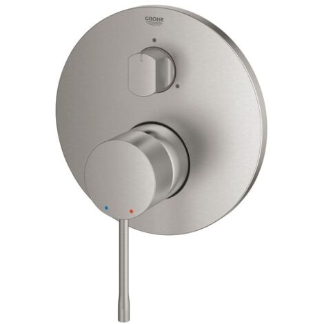 Grohe Fertigmontageset Essence UP-EHM, m 3-Wege-Umstellung, supersteel