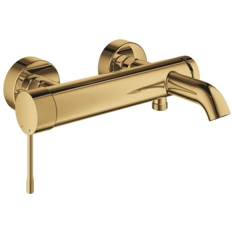 Grohe Essence 1-Loch-Einhand-Wannenbatterie Wandmontage, Cool Sunrise, Professional Edition