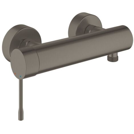 Grohe Brause-Einhebelmischer Essence 1/2", Wd-mont., hard graphite gebürstet