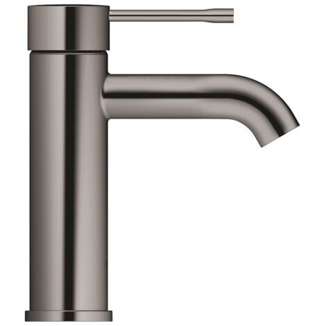 Grohe Waschtisch-Einhebelmischer Essence 1/2", S, glatter Körper, hard graphite