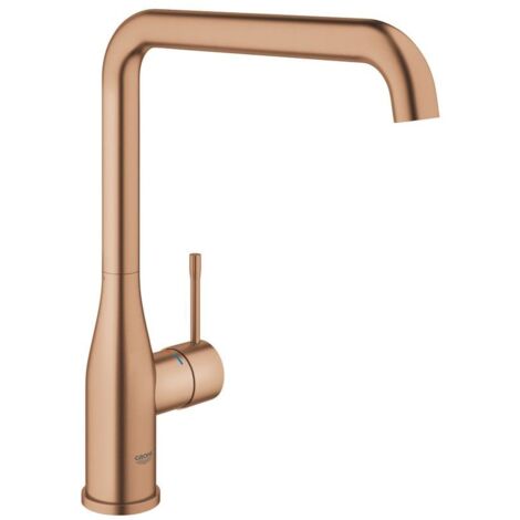 Grohe Essence 1-Loch-Einhand-Spültischbatterie hoher Auslauf, Warm Sunset gebürstet, Professional Edition