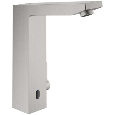 Grohe Infrarot-Waschtischarmatur Eurocube E superst., m Misch., Temp.begrenzer, 6 V