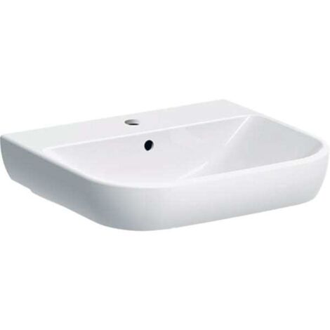 Geberit Smyle Waschtisch 500227, 55x48cm, mit Hahnloch und