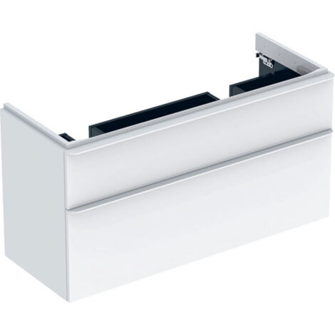 Geberit Smyle Square Waschtischunterschrank für Doppelwaschtisch,