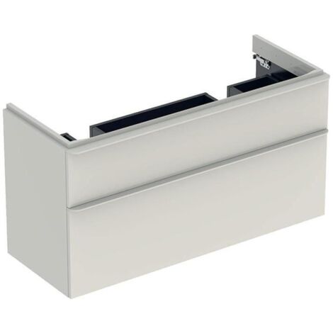 Geberit Smyle Square Waschtischunterschrank für Doppelwaschtisch,