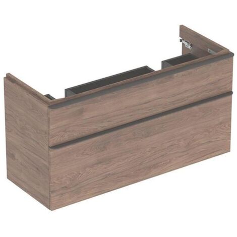 Geberit Smyle Square Waschtischunterschrank für Doppelwaschtisch,