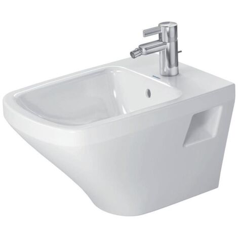 Duravit Wand-Bidet DuraStyle 54cm mit Überlauf, mit Hahnlochbank,