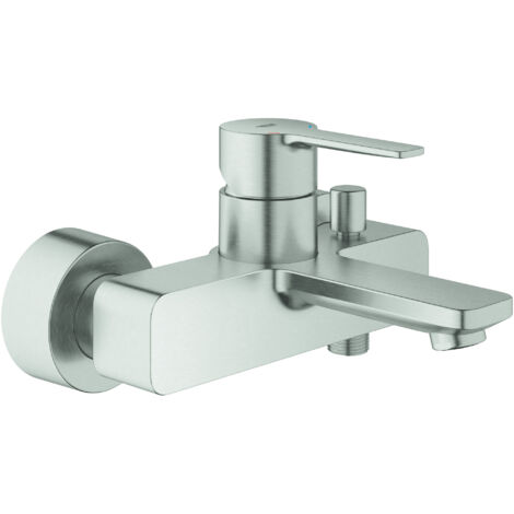 Grohe Lineare Einhand-Wannenbatterie, Wandmontage, Ausladung