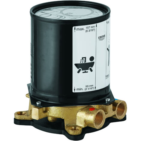 GROHE 45984001 Rohbauset 459841 für freistehende Wanneneinläufe und -mischbatterien (1/10)