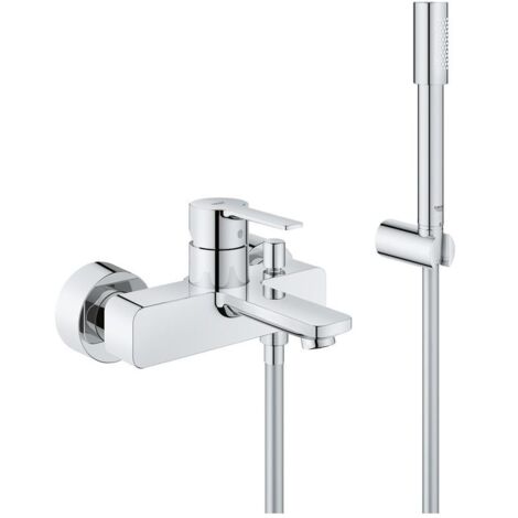 Grohe Lineare Einhand-Wannenbatterie, Wandmontage, Ausladung (1/5)