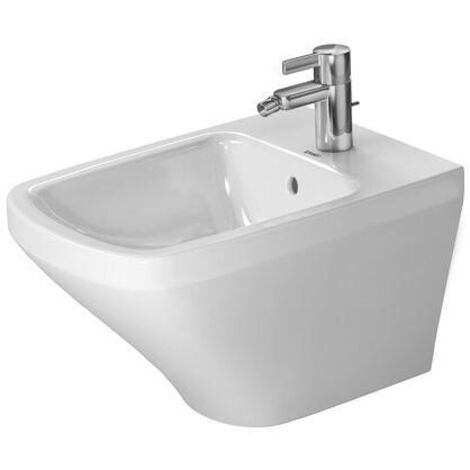 Duravit Wand-Bidet DuraStyle 54cm mit Überlauf, mit Hahnlochbank,