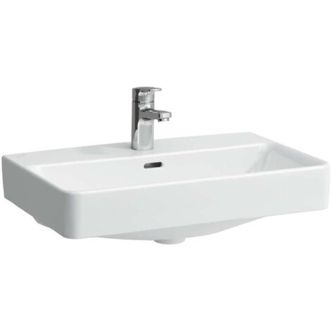 LAUFEN PRO S Compact Aufsatzwaschtisch, 1 Hahnloch, mit Überlauf, (1/4)